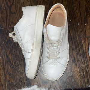 Greats white sneakers genuine leather size 9
